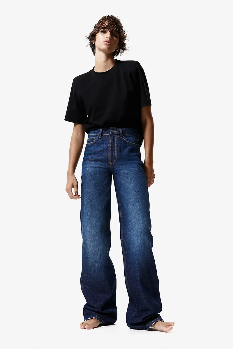 Ava Ultra High Rise Wide Leg Jeans
