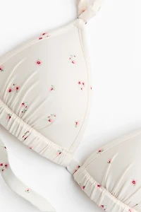 Haut de maillot triangle push-up