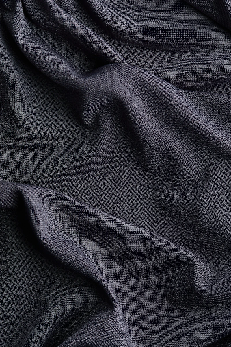 One-Sleeve Mock Turtleneck Top