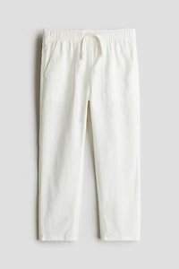 Linen-Blend Joggers
