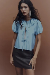 Blouse à nouer