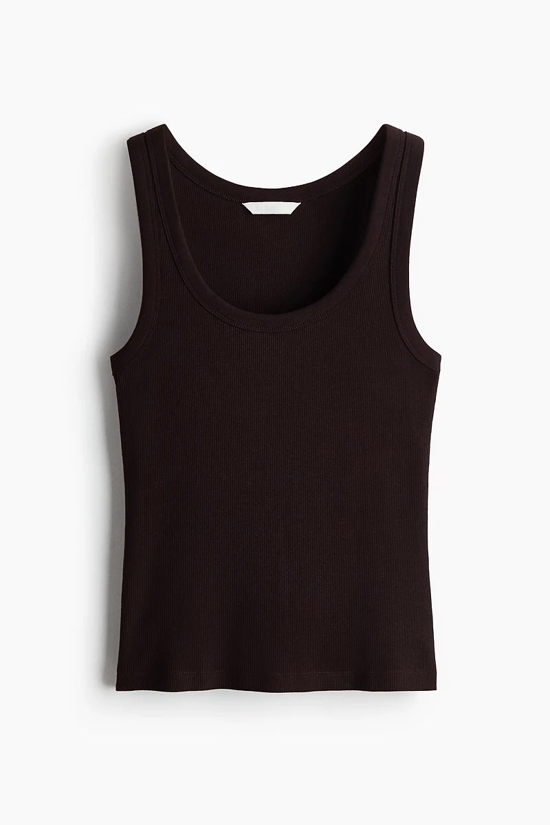 Débardeur côtelé