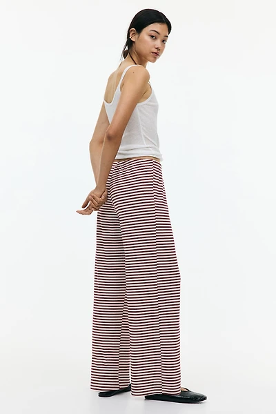 Pantalon large avec cordon de serrage