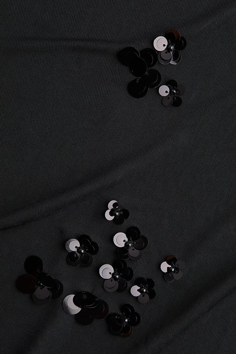 Haut en voile à sequins