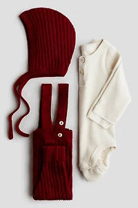 Ensemble 3 pièces en coton