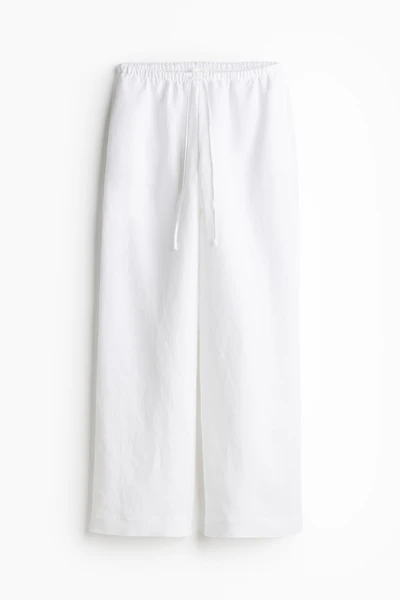 Linen-blend Pants