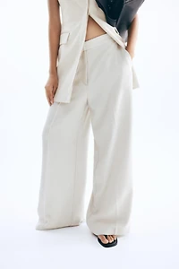Wide-Leg Dress Pants
