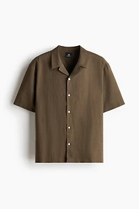 Relaxed-Fit Linen-Blend Resort Shirt