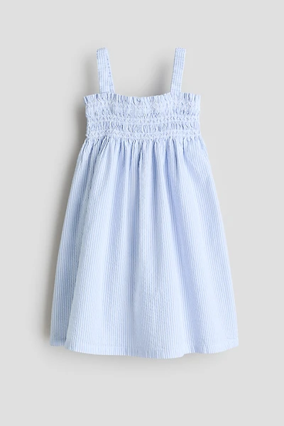 Smocked Strappy Dress