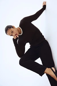 Slim-Fit Mom High Ankle Jeans