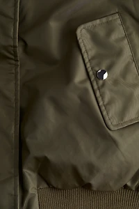 Oversized Padded Bomber Jacket