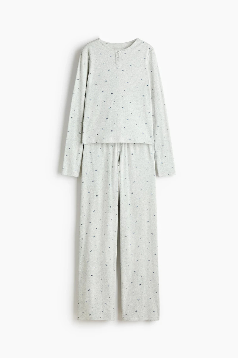 Pyjama en tricot pointelle