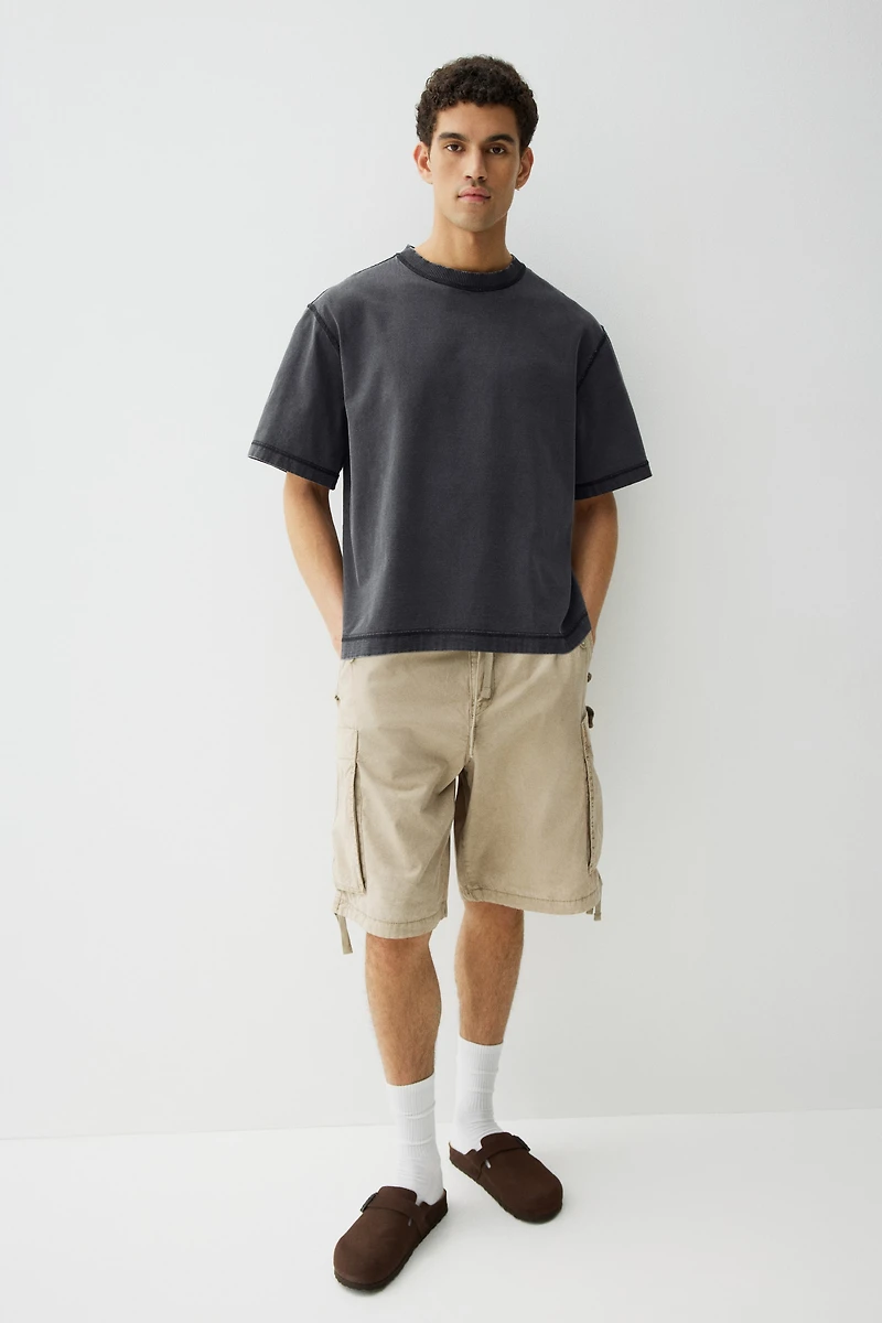 Boxy Fit Washed T-shirt