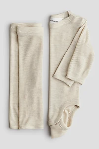 Ensemble 2 pièces en jersey de soie