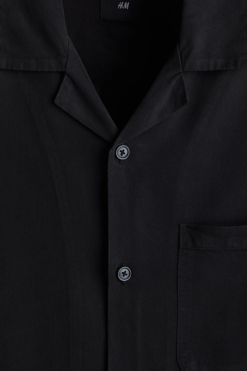Regular Fit Lyocell Resort Shirt