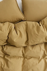 Washed Cotton King/Queen Duvet Cover Set