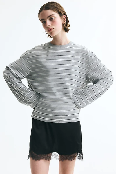 Long-Sleeved Cotton Top