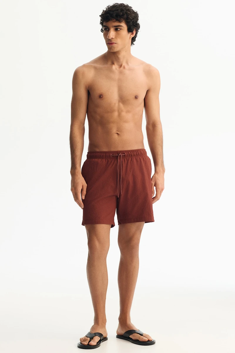 Textured Swim Shorts