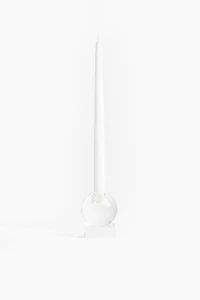 Low Glass Candleholder