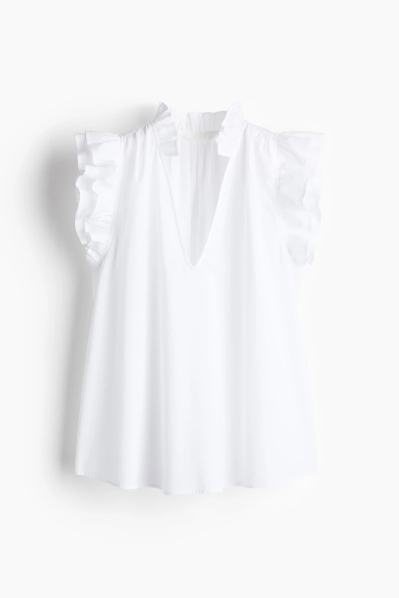 Blouse à volants