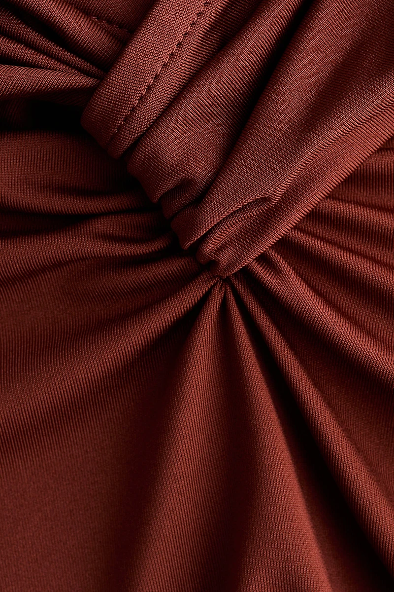 Draped Jersey Dress