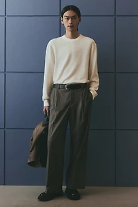 Regular Fit Textured-Knit Sweater
