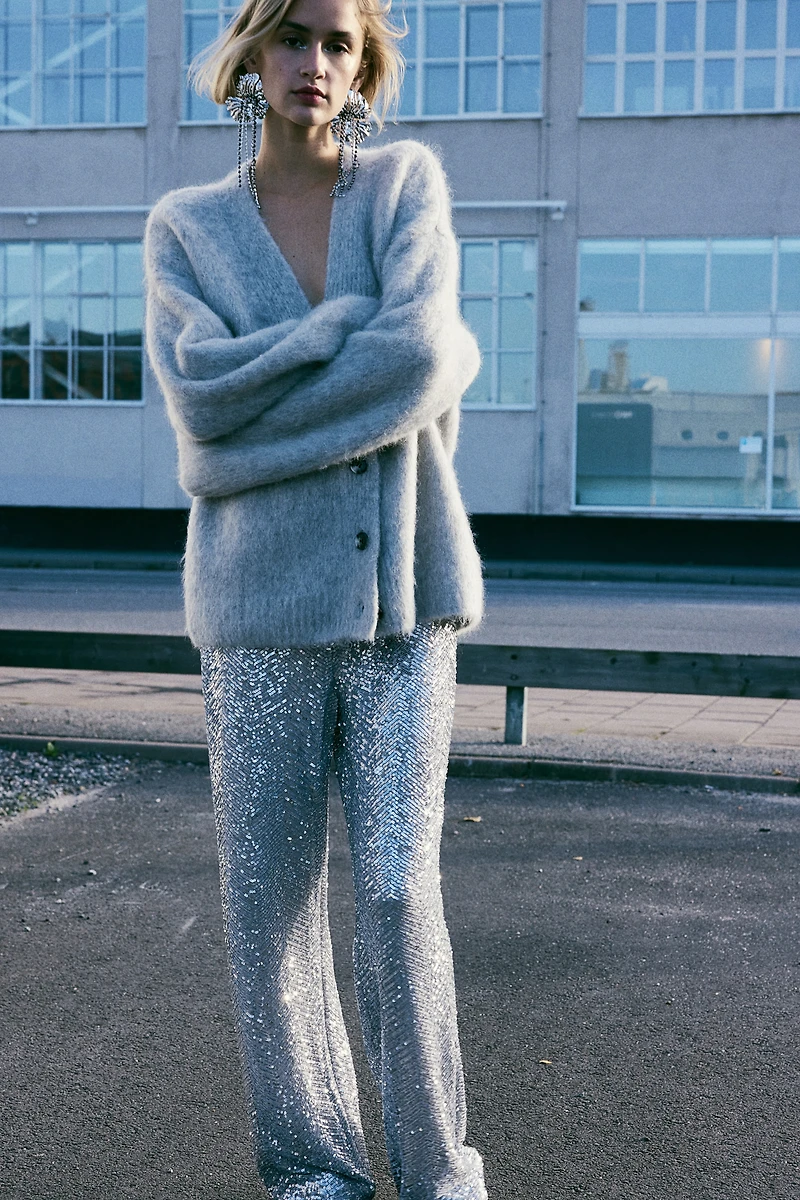 Pantalon à sequins