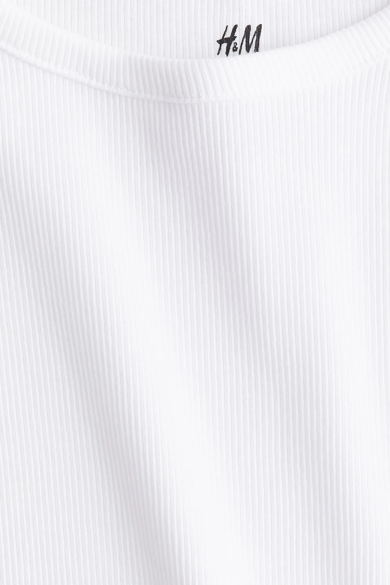 Ribbed Cotton Top