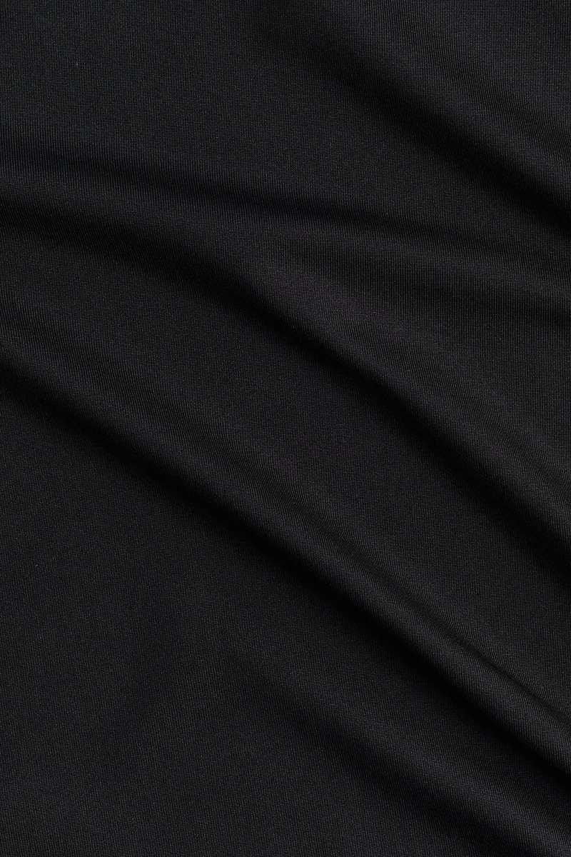 Mock Turtleneck Jersey Top