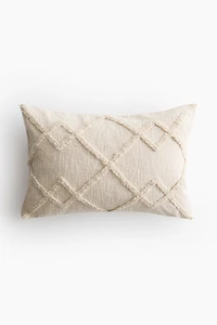 Tufted Cotton Cushion Cover