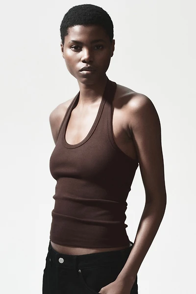 Cotton Halterneck Top
