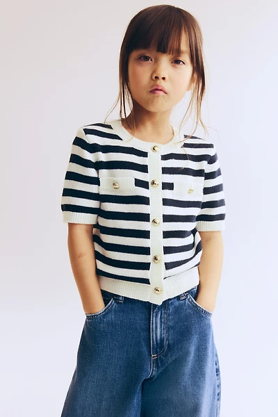 Short-Sleeved Cardigan