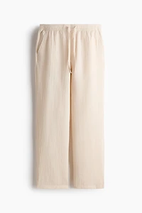 Relaxed-Fit Textured Pants