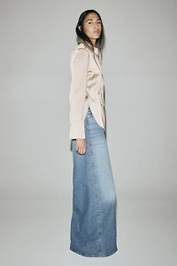 Chemise ajustée en sergé