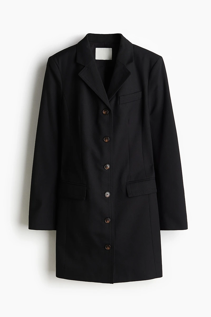 Robe veston en sergé