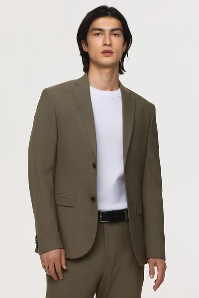 Slim-Fit Single-Breasted Jacket