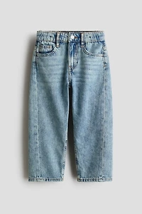 Loose-Fit Barrel Jeans