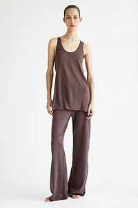 Long Fine-Knit Top