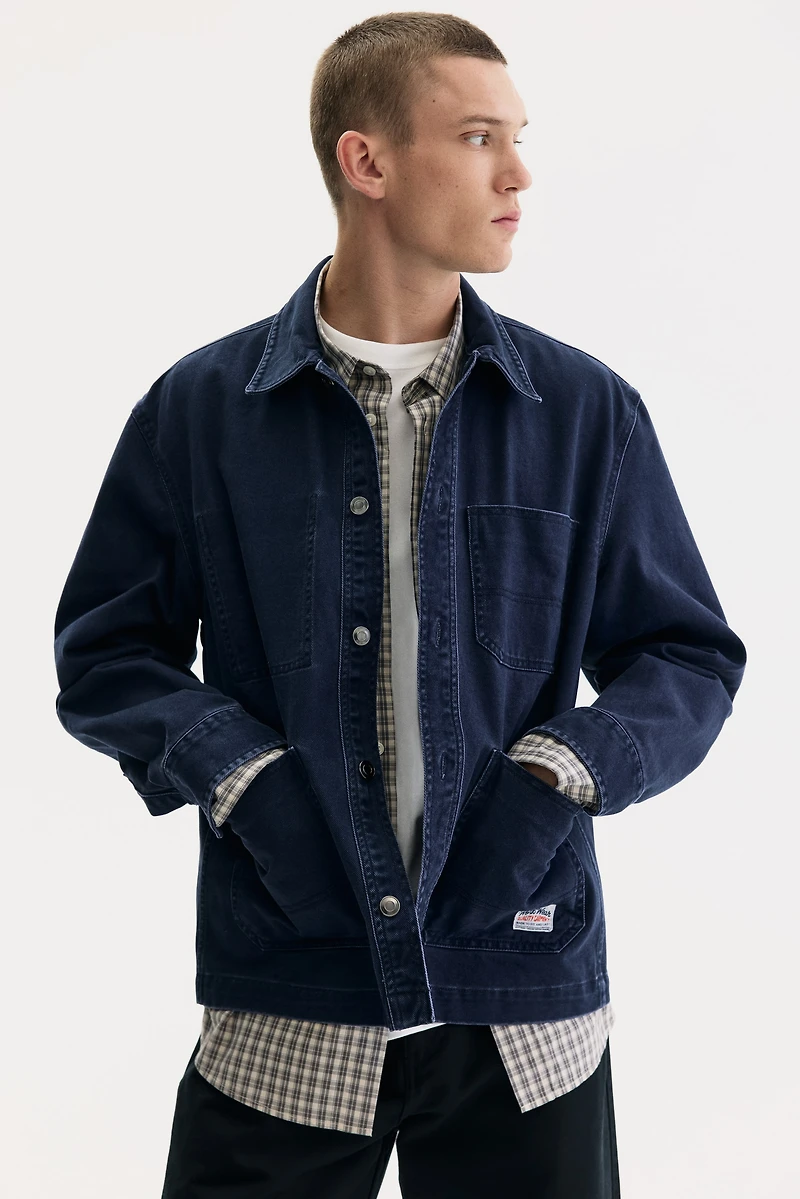 Loose-Fit Utility Overshirt