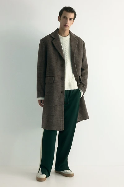 Wool-Blend Coat