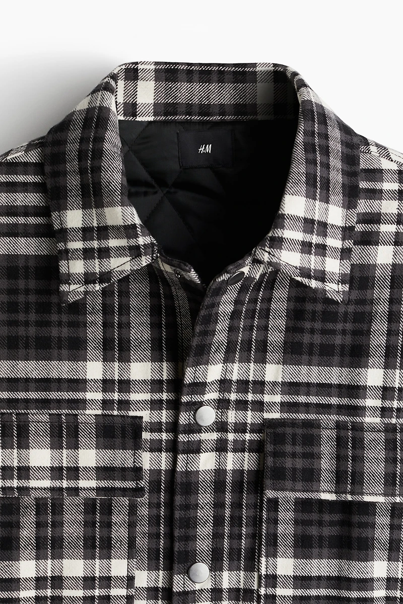 Surchemise ample en flanelle