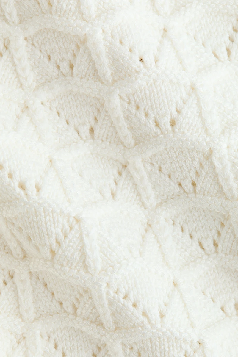 Pointelle-Knit Shorts