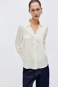 Blouse à encolure en V
