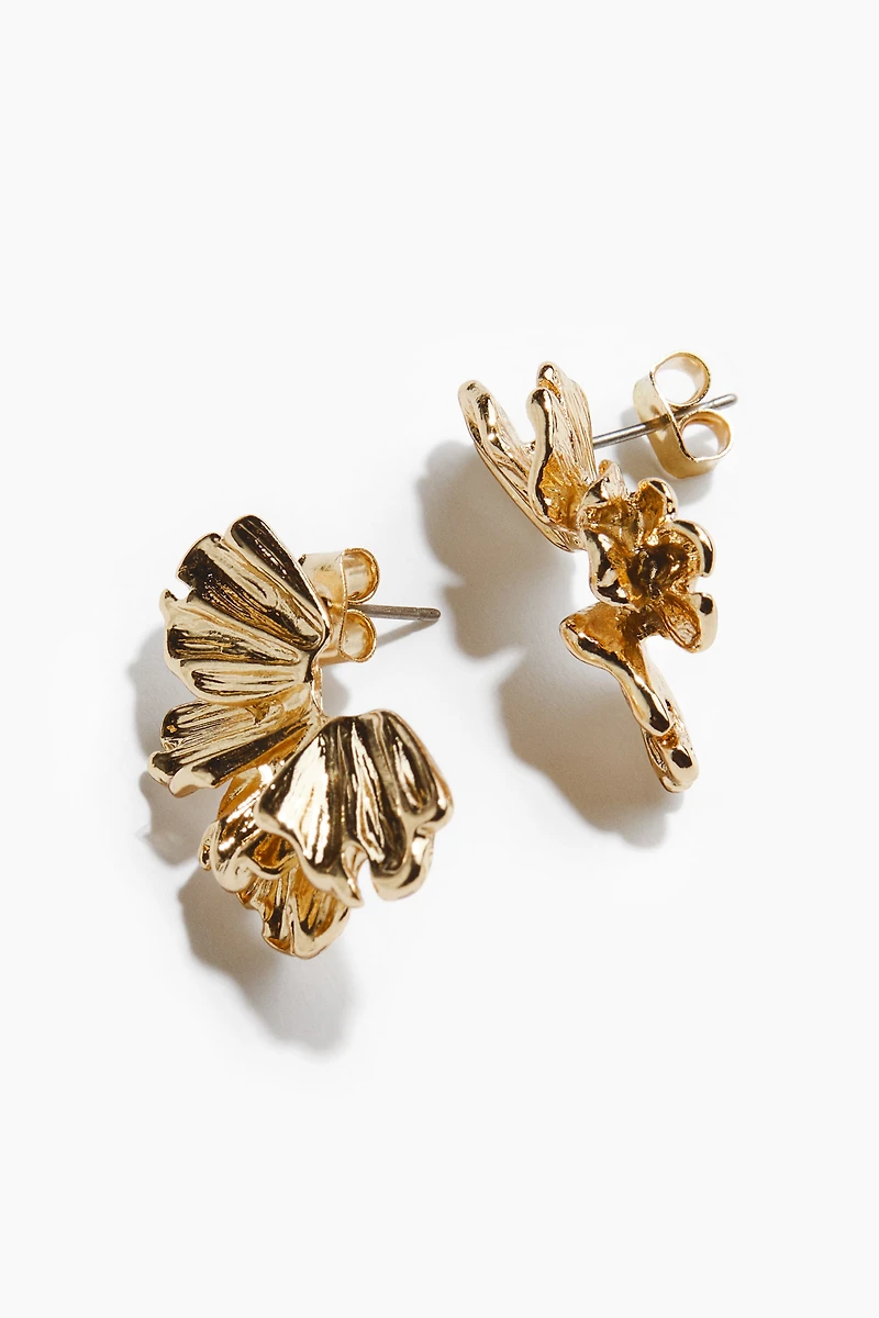 Petal-Shaped Earrings
