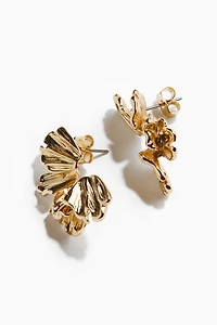 Petal-Shaped Earrings