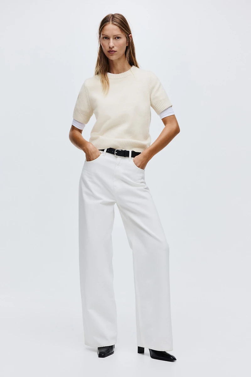 Short-Sleeved Sweater