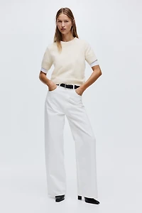 Short-Sleeved Sweater