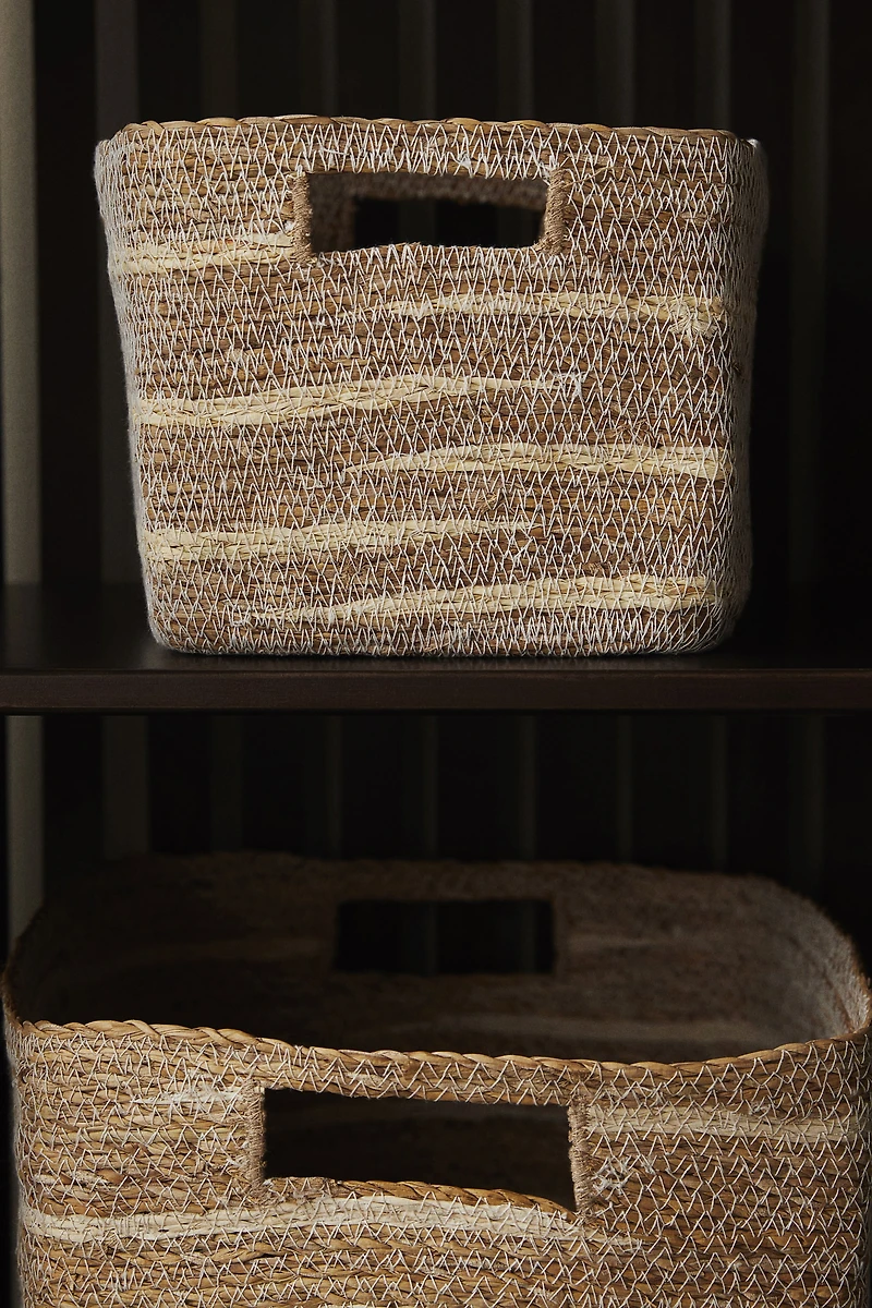Small Handmade Seagrass Storage Basket
