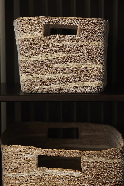 Small Handmade Seagrass Storage Basket