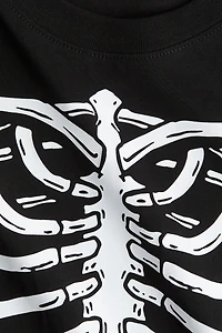 Printed cotton T-shirt